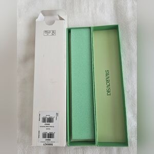 Swarovski Empty Green Jewelry Box.